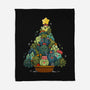 Succulents Xmas Tree-None-Fleece-Blanket-Vallina84