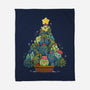 Succulents Xmas Tree-None-Fleece-Blanket-Vallina84