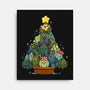 Succulents Xmas Tree-None-Stretched-Canvas-Vallina84