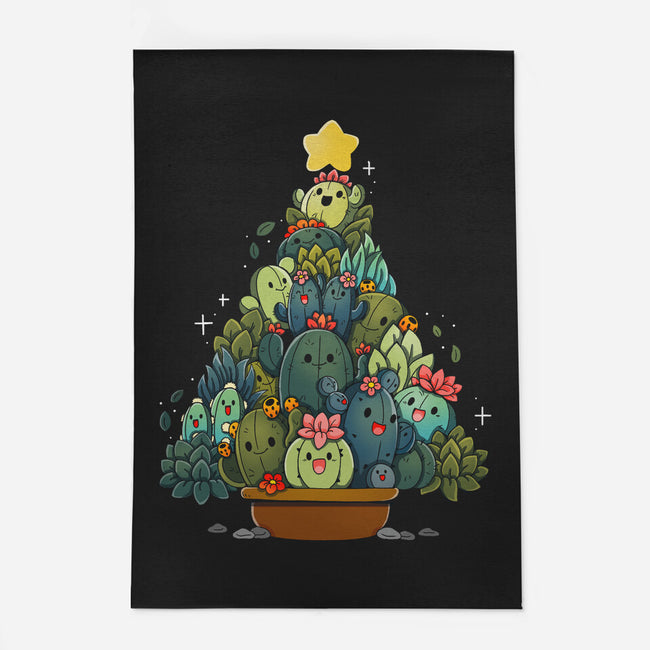 Succulents Xmas Tree-None-Indoor-Rug-Vallina84