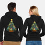 Succulents Xmas Tree-Unisex-Zip-Up-Sweatshirt-Vallina84