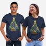 Succulents Xmas Tree-Unisex-Basic-Tee-Vallina84