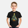 Succulents Xmas Tree-Youth-Basic-Tee-Vallina84