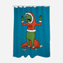 Grincholio-None-Polyester-Shower Curtain-pigboom