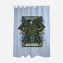 The Creature-None-Polyester-Shower Curtain-momma_gorilla