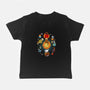 Kittens Solar System-Baby-Basic-Tee-Vallina84