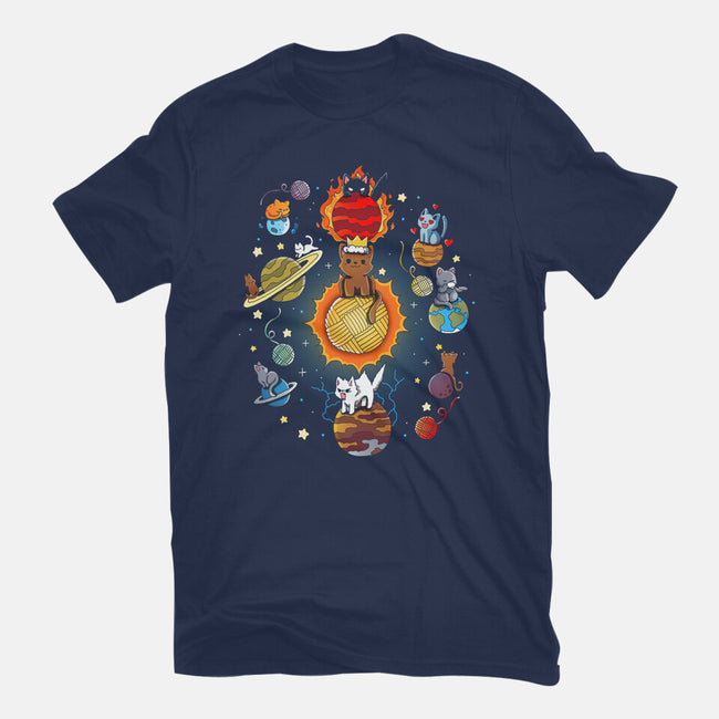 Kittens Solar System-Youth-Basic-Tee-Vallina84