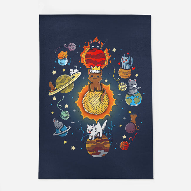 Kittens Solar System-None-Indoor-Rug-Vallina84