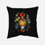 Kittens Solar System-None-Removable Cover-Throw Pillow-Vallina84