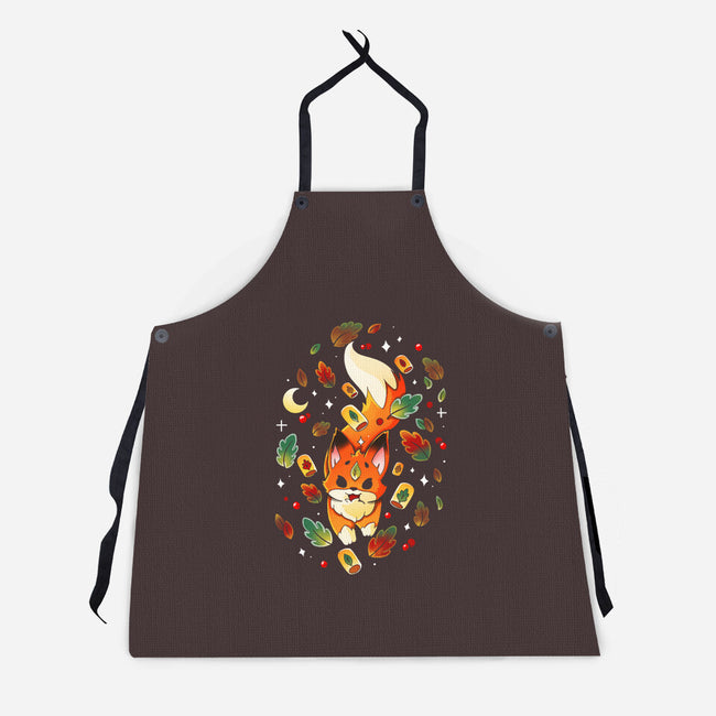 A Magic Fox-Unisex-Kitchen-Apron-Vallina84