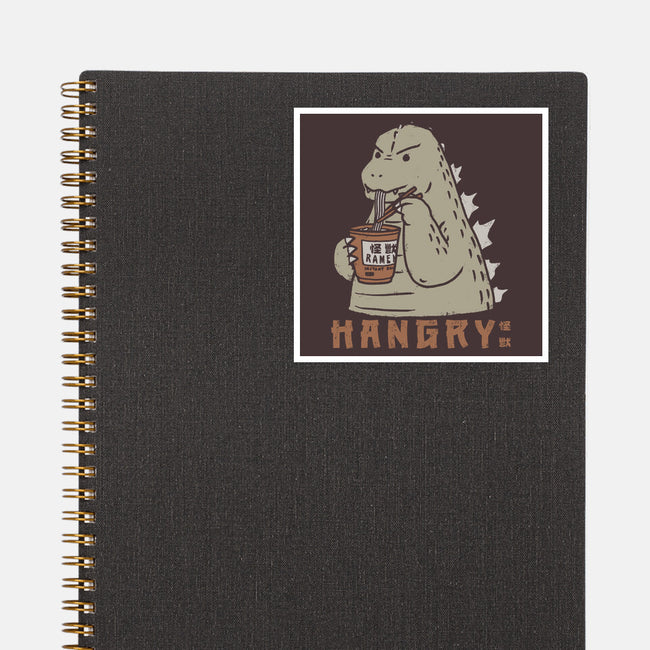 Hangry Kaiju-None-Glossy-Sticker-pigboom