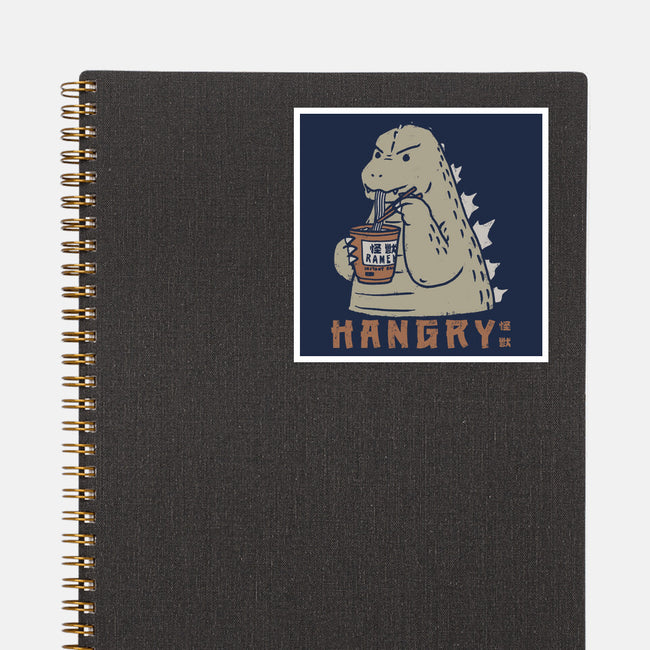 Hangry Kaiju-None-Glossy-Sticker-pigboom