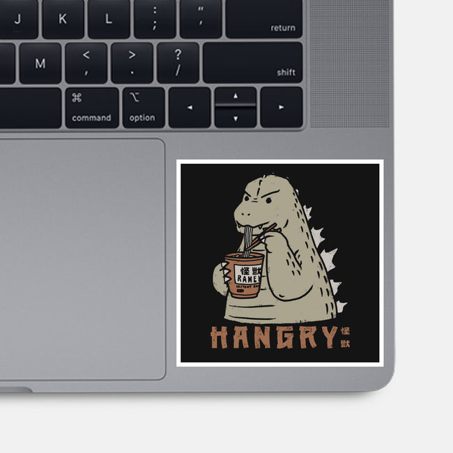 Hangry Kaiju-None-Glossy-Sticker-pigboom