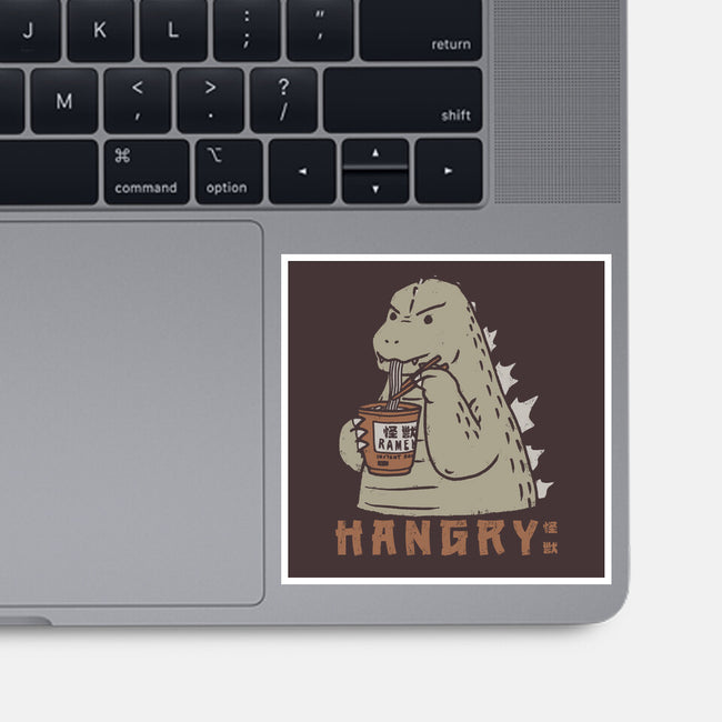 Hangry Kaiju-None-Glossy-Sticker-pigboom