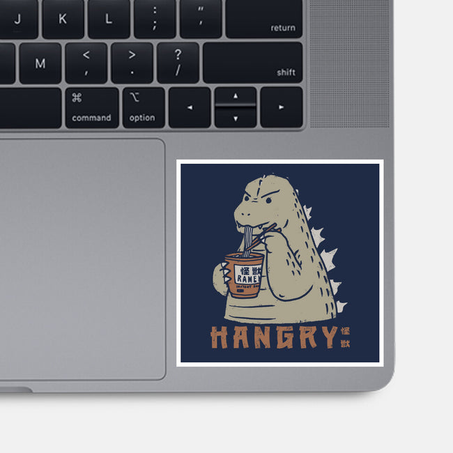 Hangry Kaiju-None-Glossy-Sticker-pigboom