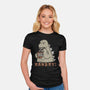 Hangry Kaiju-Womens-Fitted-Tee-pigboom