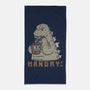 Hangry Kaiju-None-Beach-Towel-pigboom