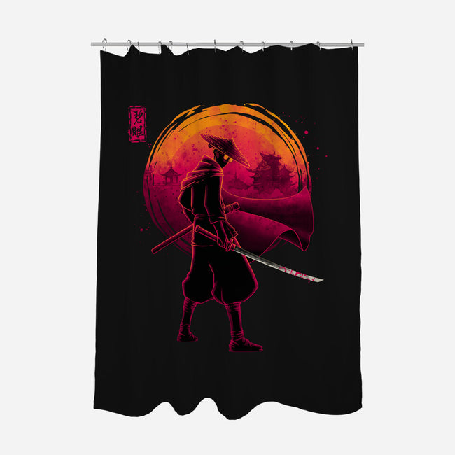 Revenge Of The Ronin-None-Polyester-Shower Curtain-teesgeex