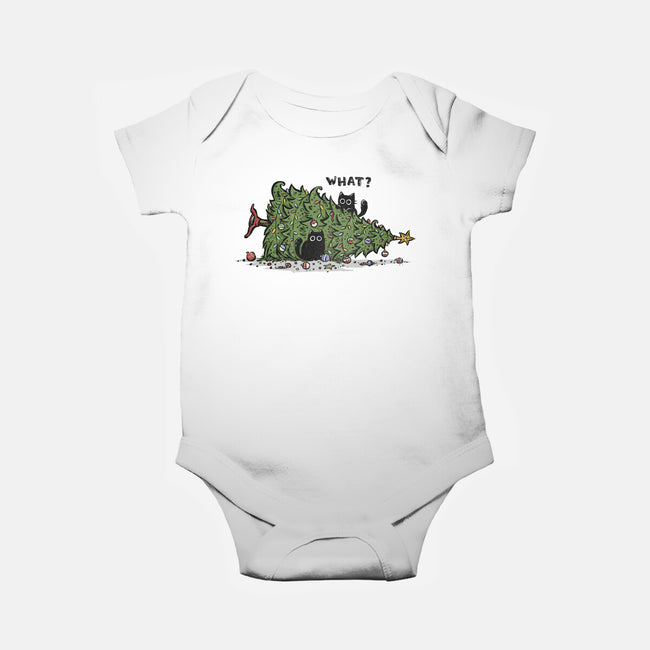 Christmas Accident-Baby-Basic-Onesie-kg07