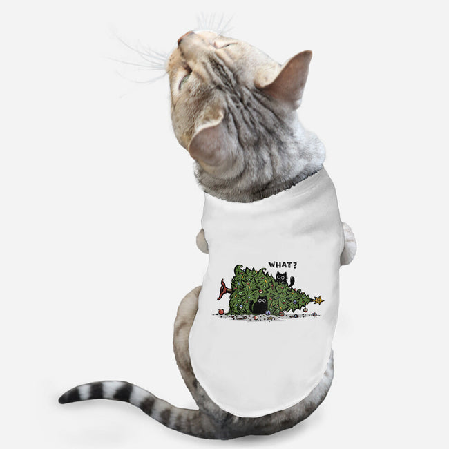 Christmas Accident-Cat-Basic-Pet Tank-kg07