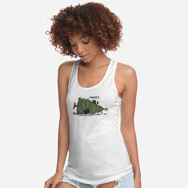 Christmas Accident-Womens-Racerback-Tank-kg07