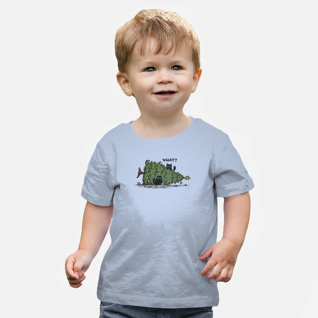 Christmas Accident-Baby-Basic-Tee-kg07