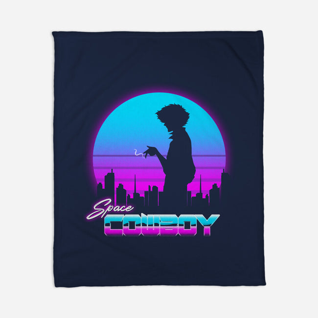 A Retro Space Cowboy-None-Fleece-Blanket-ddjvigo