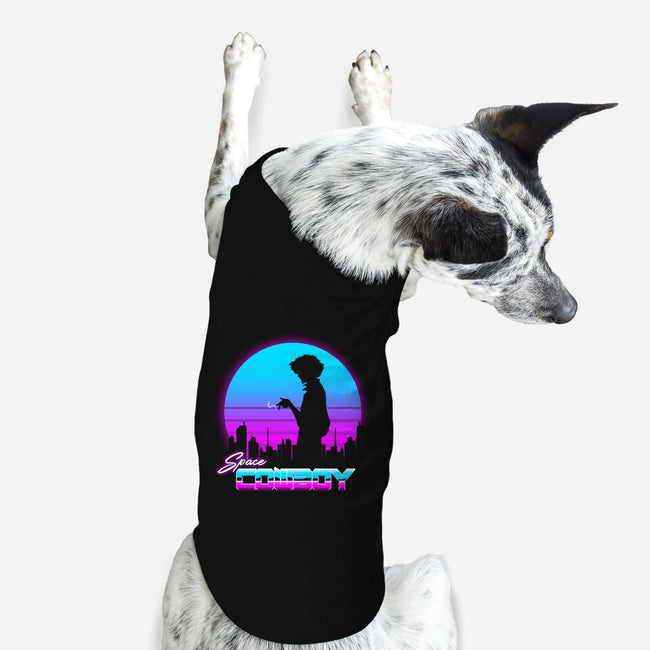 A Retro Space Cowboy-Dog-Basic-Pet Tank-ddjvigo