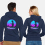 A Retro Space Cowboy-Unisex-Zip-Up-Sweatshirt-ddjvigo