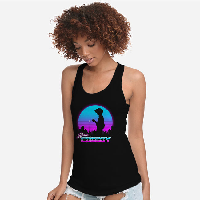 A Retro Space Cowboy-Womens-Racerback-Tank-ddjvigo