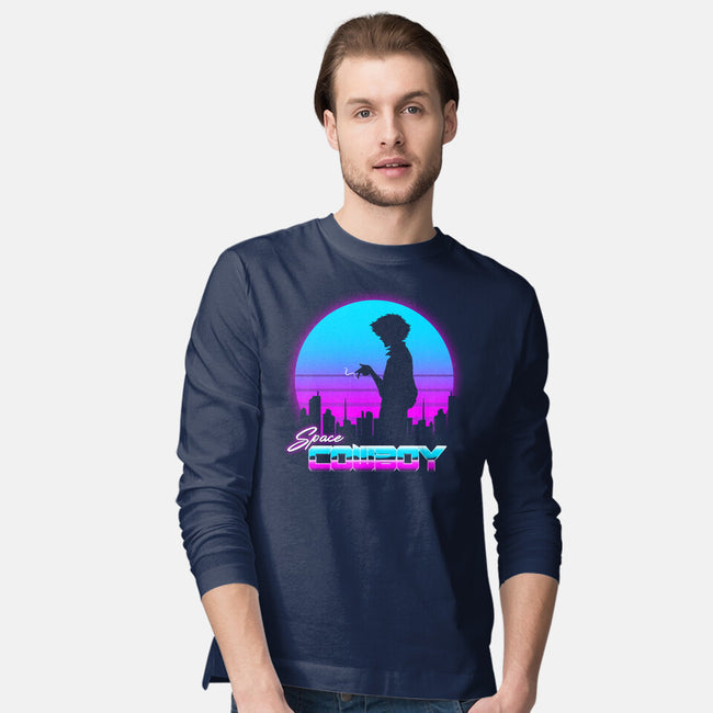 A Retro Space Cowboy-Mens-Long Sleeved-Tee-ddjvigo