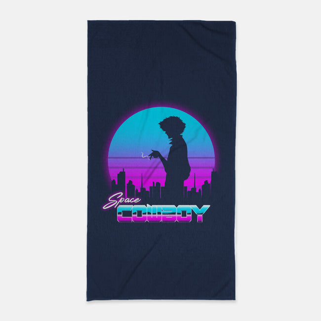 A Retro Space Cowboy-None-Beach-Towel-ddjvigo