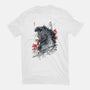 Fear The God Of Destruction-Womens-Fitted-Tee-ddjvigo