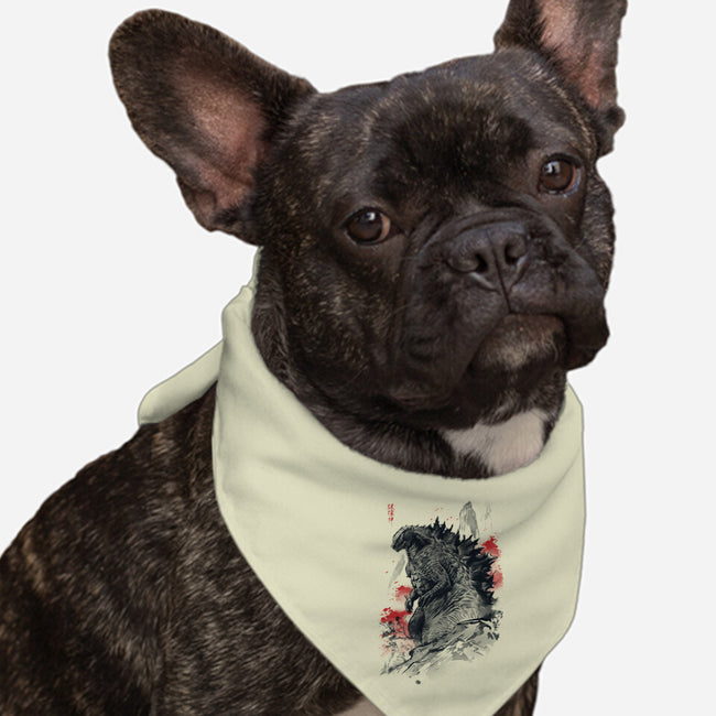 Fear The God Of Destruction-Dog-Bandana-Pet Collar-ddjvigo