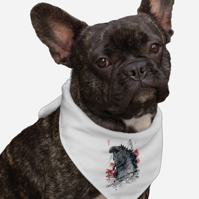 Fear The God Of Destruction-Dog-Bandana-Pet Collar-ddjvigo