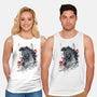 Fear The God Of Destruction-Unisex-Basic-Tank-ddjvigo