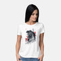 Fear The God Of Destruction-Womens-Basic-Tee-ddjvigo