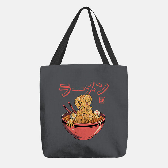 Ramen Ooze Monster-None-Basic Tote-Bag-vp021