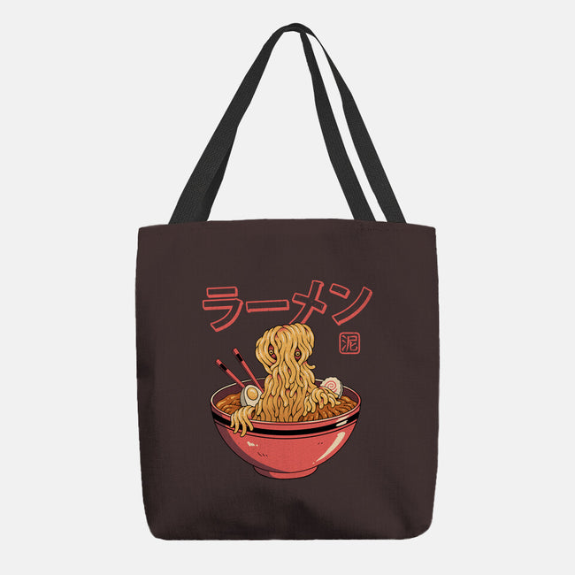 Ramen Ooze Monster-None-Basic Tote-Bag-vp021