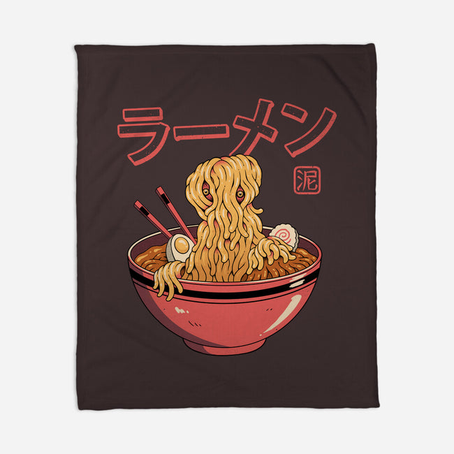 Ramen Ooze Monster-None-Fleece-Blanket-vp021