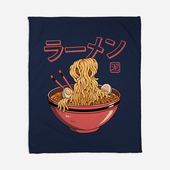 Ramen Ooze Monster-None-Fleece-Blanket-vp021