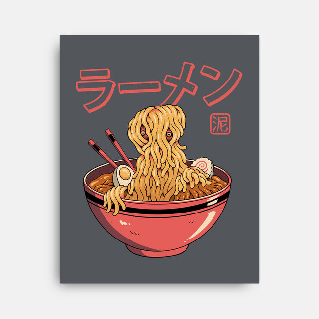 Ramen Ooze Monster-None-Stretched-Canvas-vp021