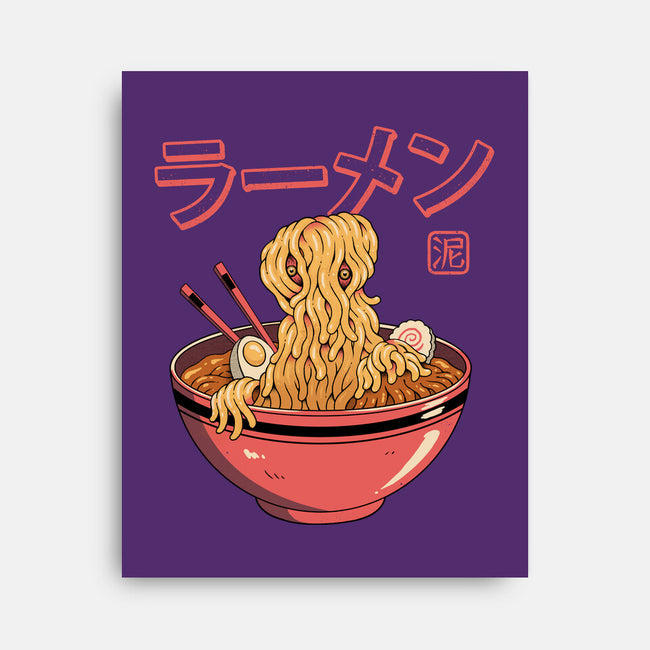 Ramen Ooze Monster-None-Stretched-Canvas-vp021