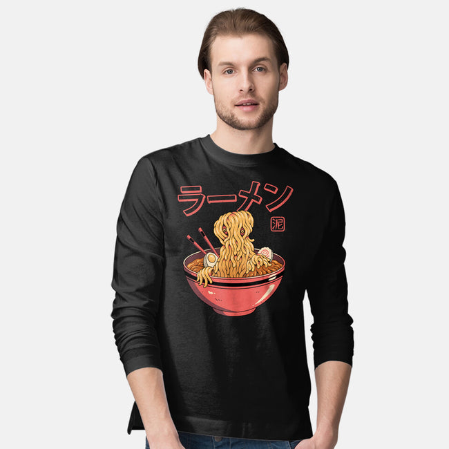 Ramen Ooze Monster-Mens-Long Sleeved-Tee-vp021