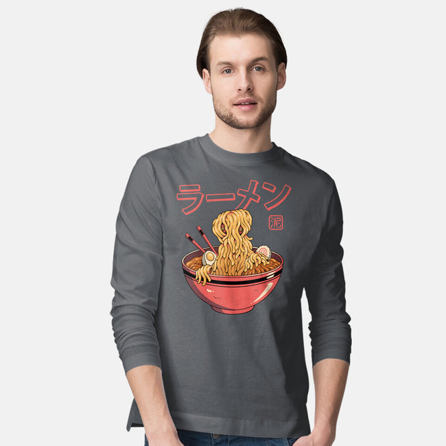 Ramen Ooze Monster-Mens-Long Sleeved-Tee-vp021