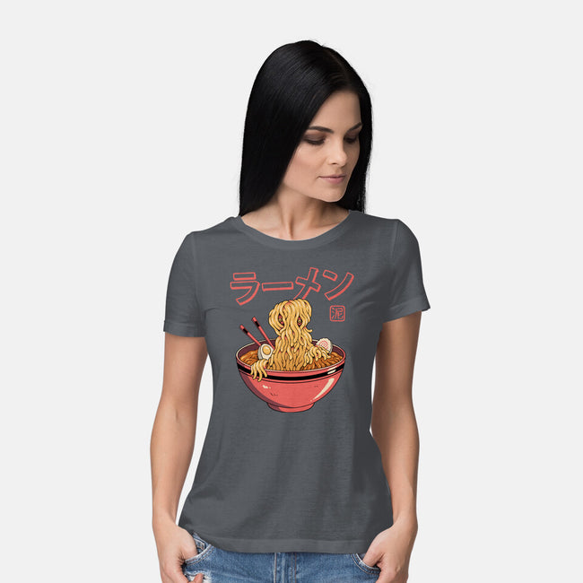 Ramen Ooze Monster-Womens-Basic-Tee-vp021