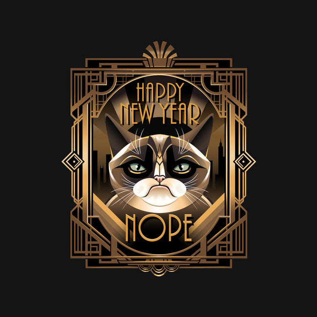 Grumpy New Year-Dog-Basic-Pet Tank-daobiwan