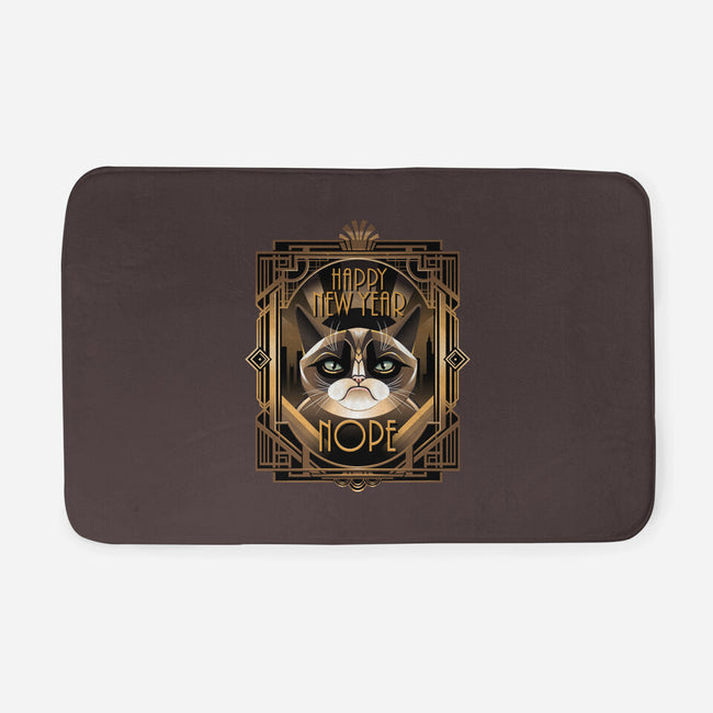 Grumpy New Year-None-Memory Foam-Bath Mat-daobiwan