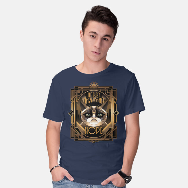 Grumpy New Year-Mens-Basic-Tee-daobiwan