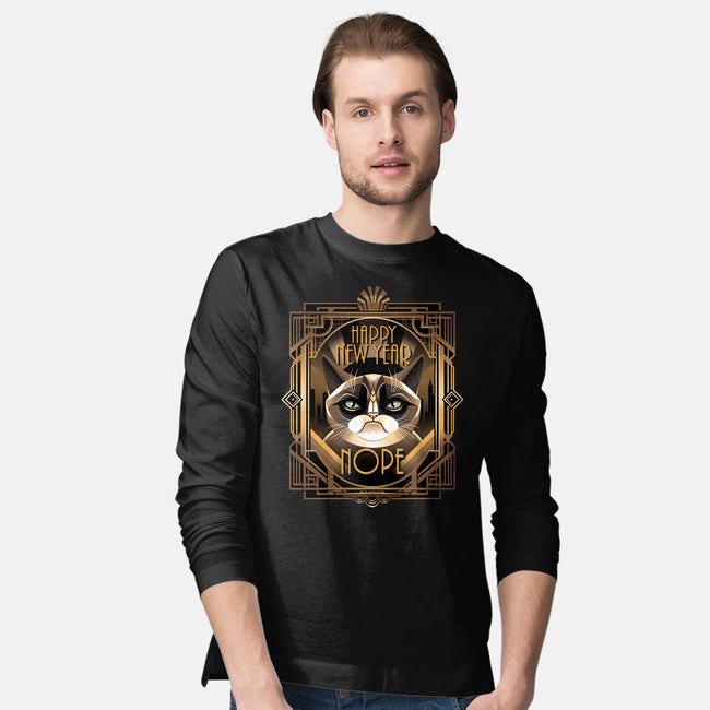 Grumpy New Year-Mens-Long Sleeved-Tee-daobiwan